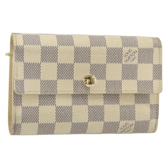 Louis Vuitton Handbags - LOUIS VUITTON Damier Azur Portefeuille Alexandra Wallet N63068 LV Auth 155285